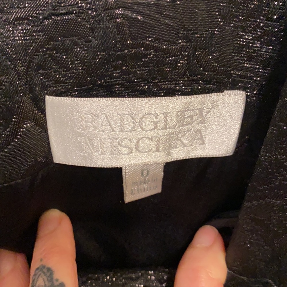 NWT Badgley Mischka wool shift dress size 0 - Picture 6 of 9